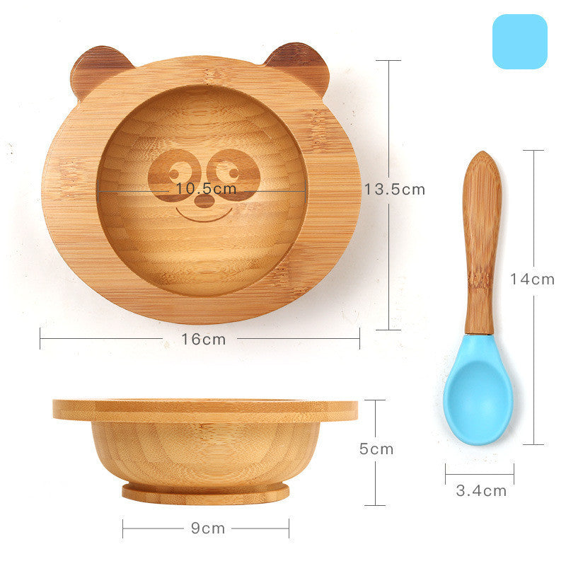 Children's Dinner Training Plate and cutlery Set-Toddler Feeding Set