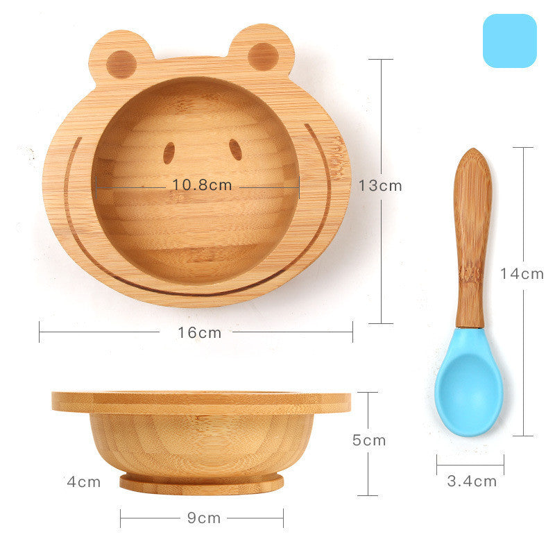 Children's Dinner Training Plate and cutlery Set-Toddler Feeding Set