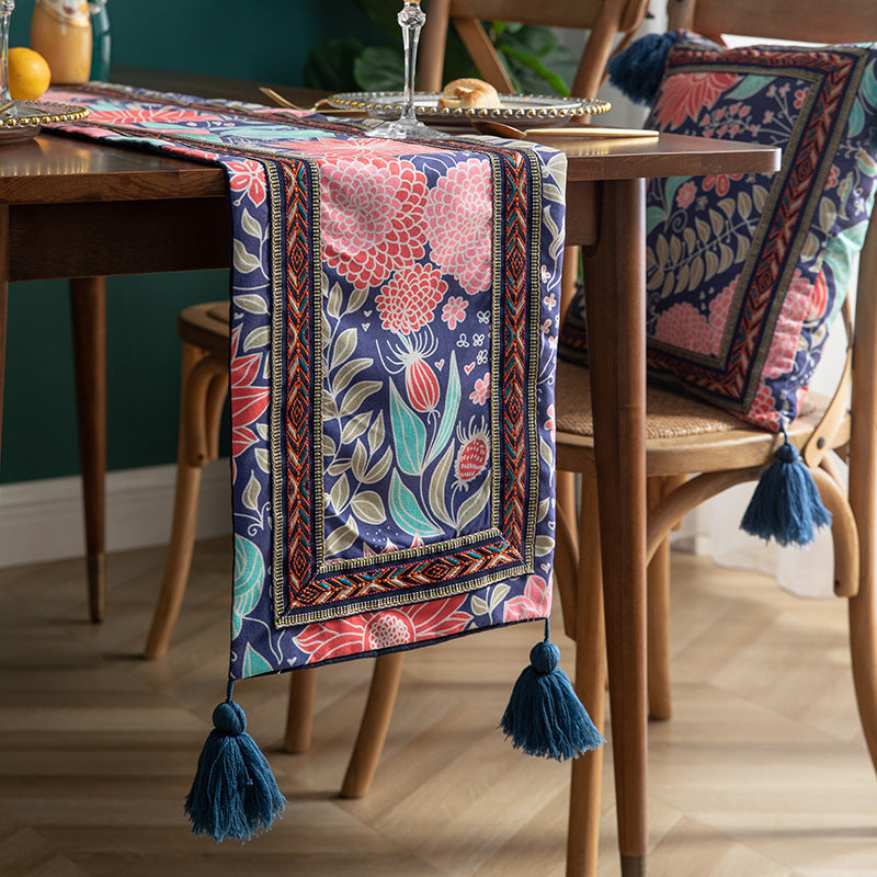 Table Runner Nordic Embroidery