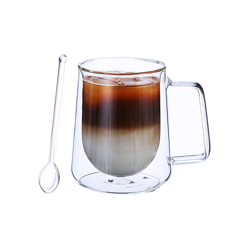 Glass Coffee cup High Borosilicate Double-Layer