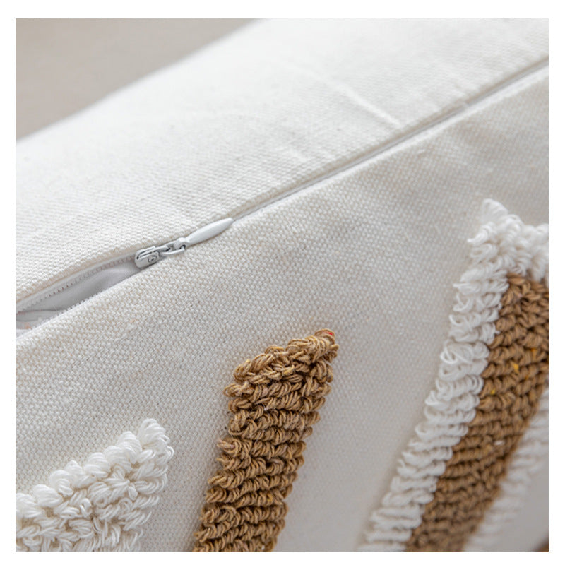 Bohemian Tufted Pillow Cover