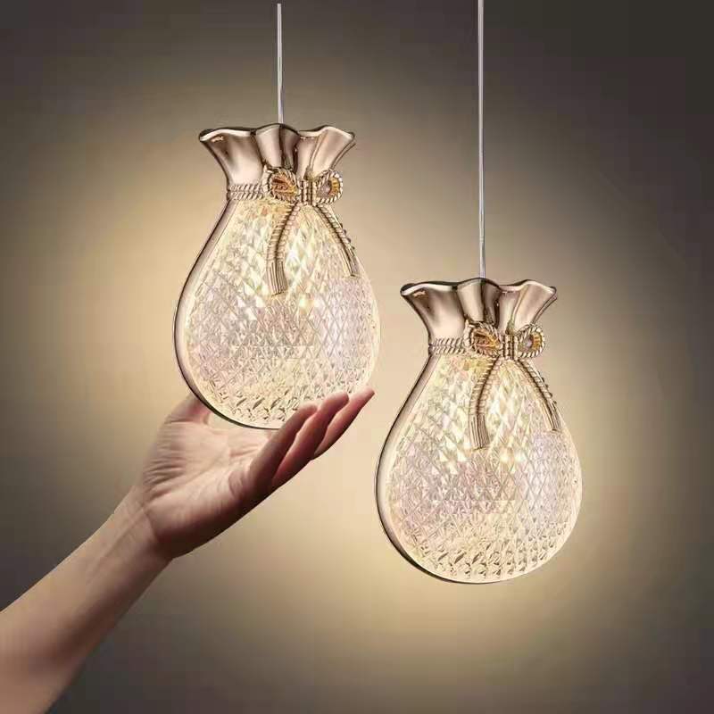 Alloy Chandelier Luxury Lucky Bag Lamp