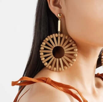 Bamboo Drop earrings