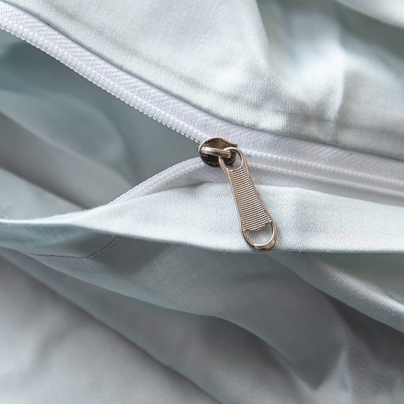 High-end Embroidered Lyocell Fiber Bed Duvet Four-piece Set