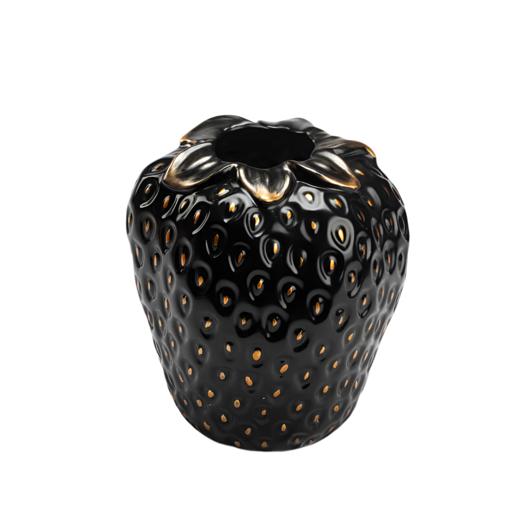 Strawberry Vase Ceramic Luxury  Decor
