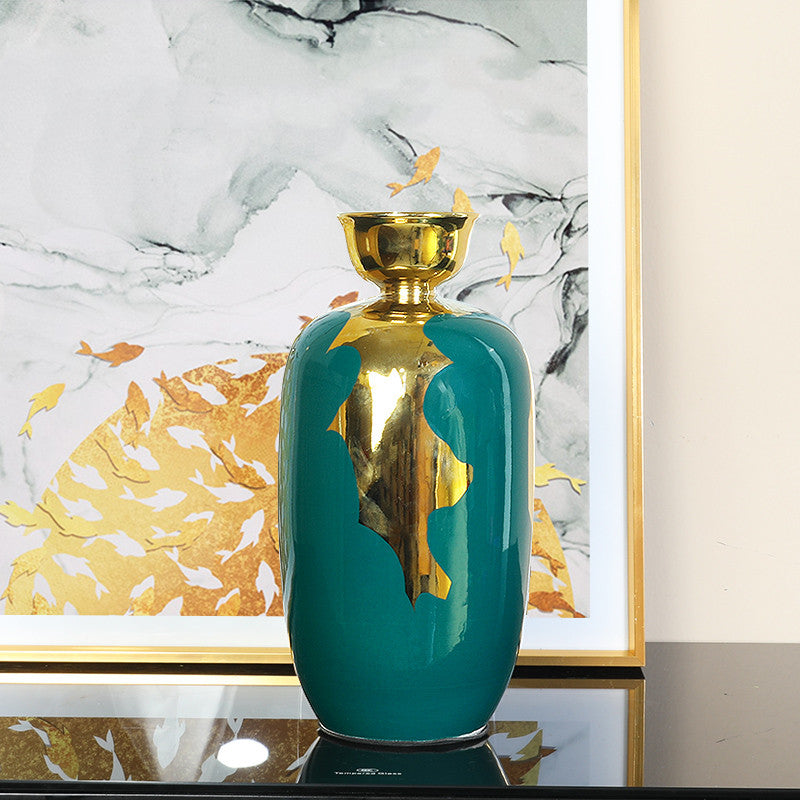 Vase décoratif en céramique de luxe moderne de Jingdezhen