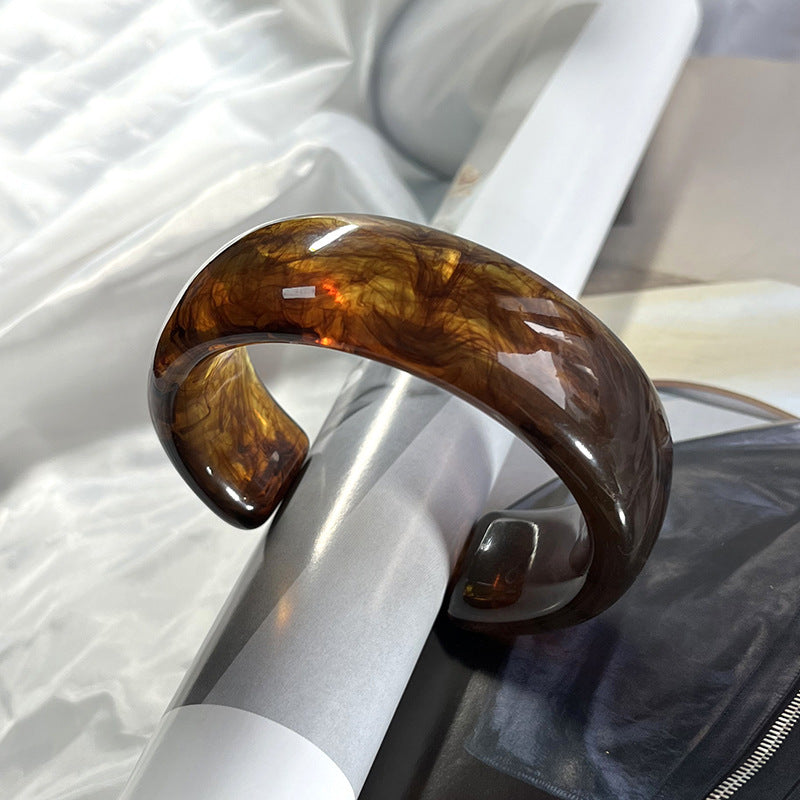 Blooming Spring Resin Bracelet