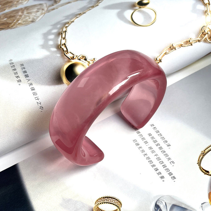Blooming Spring Resin Bracelet