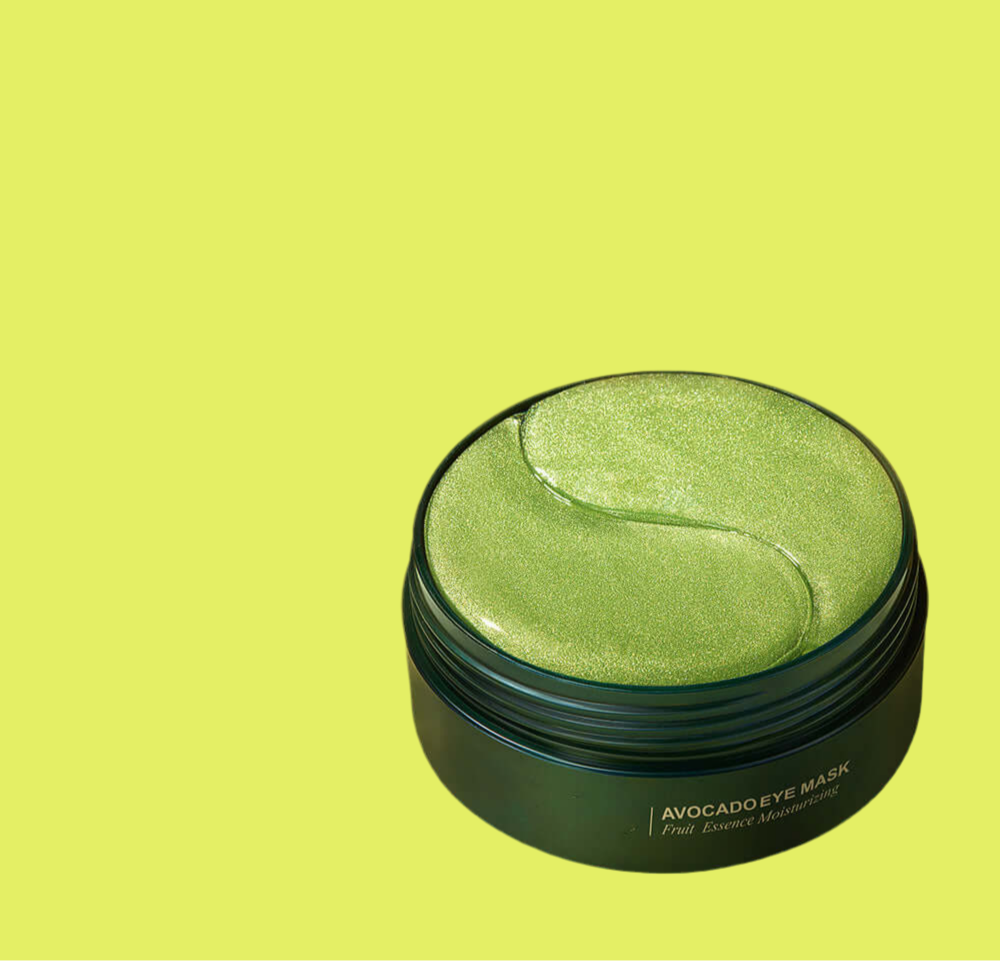 30 pair Hydrating Brightening Gold and Avocado Eye Mask