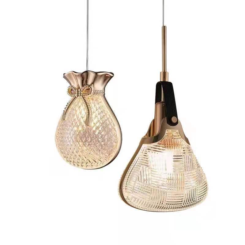 Alloy Chandelier Luxury Lucky Bag Lamp