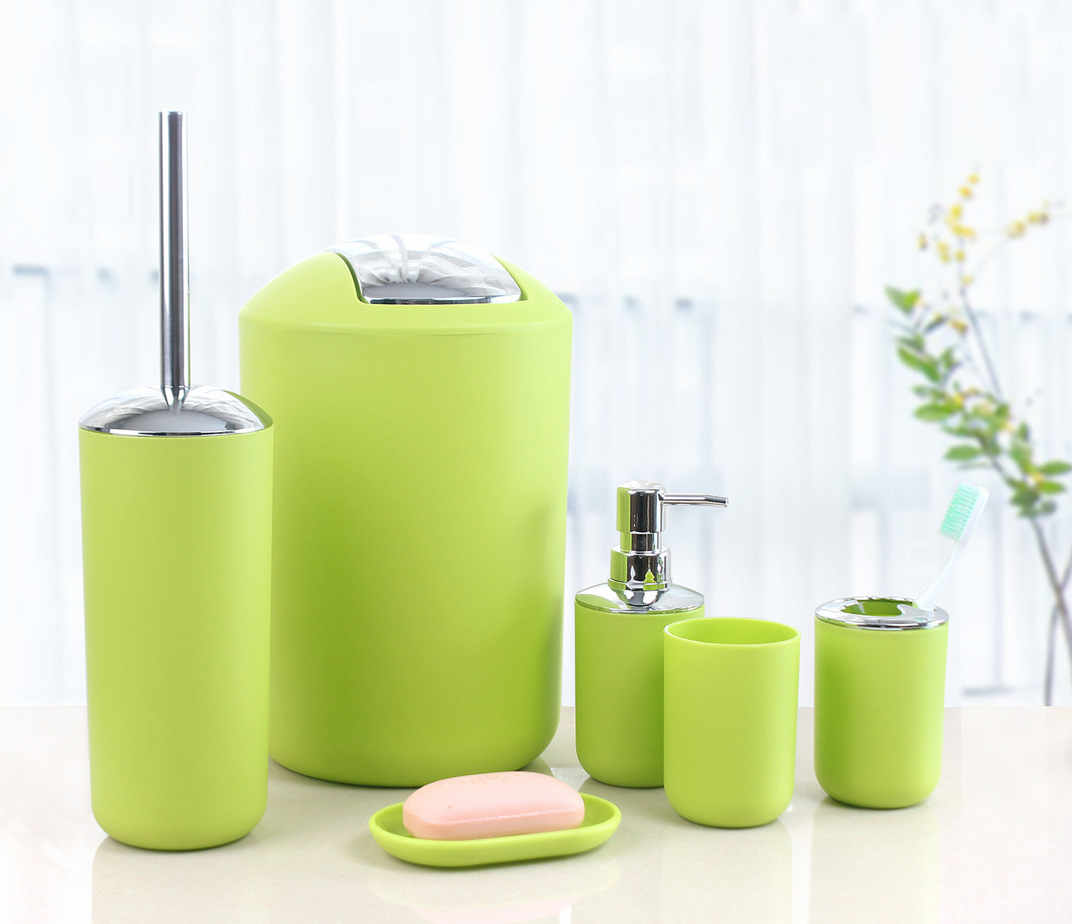Ensemble de salle de bain moderne de six pièces