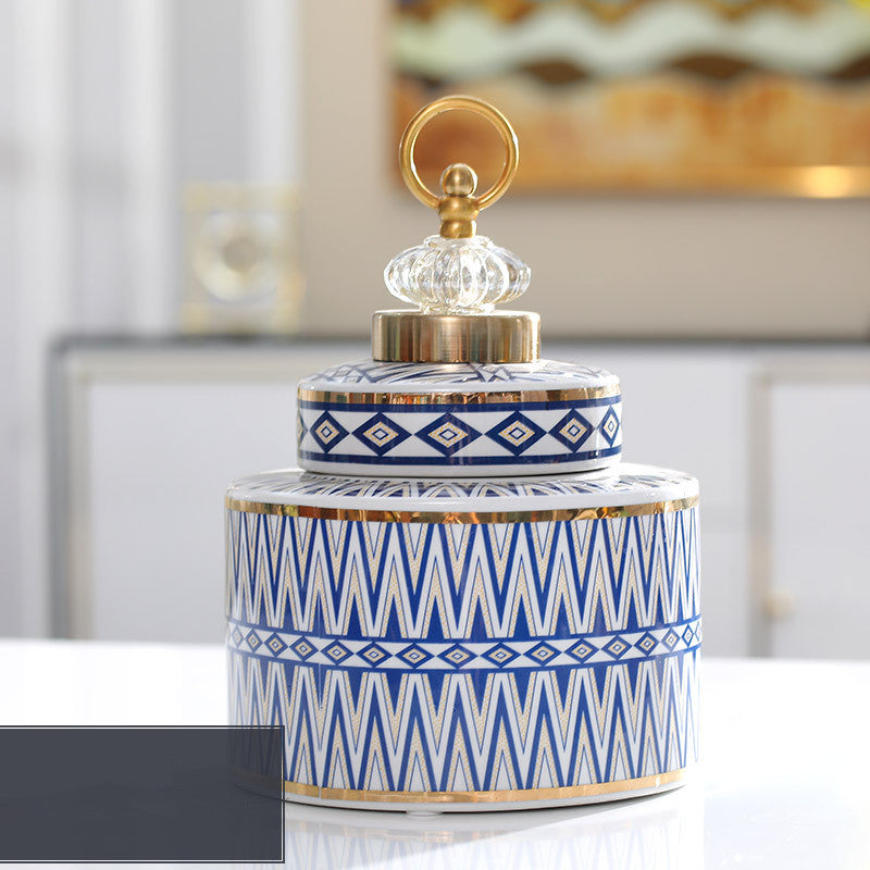 Ceramic Jar Light Luxury Modern European Home Decor