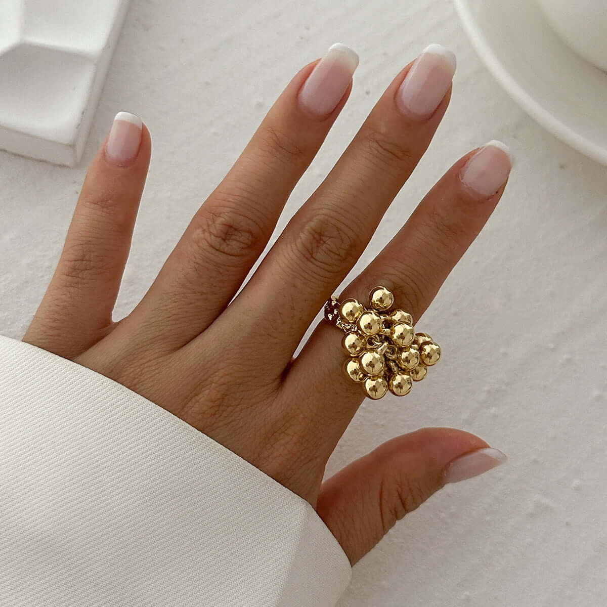 Adjustable Sizing Ring for a Comfortable Fit and Elegant Suitable for Everyday Wear or Layering othe Rings