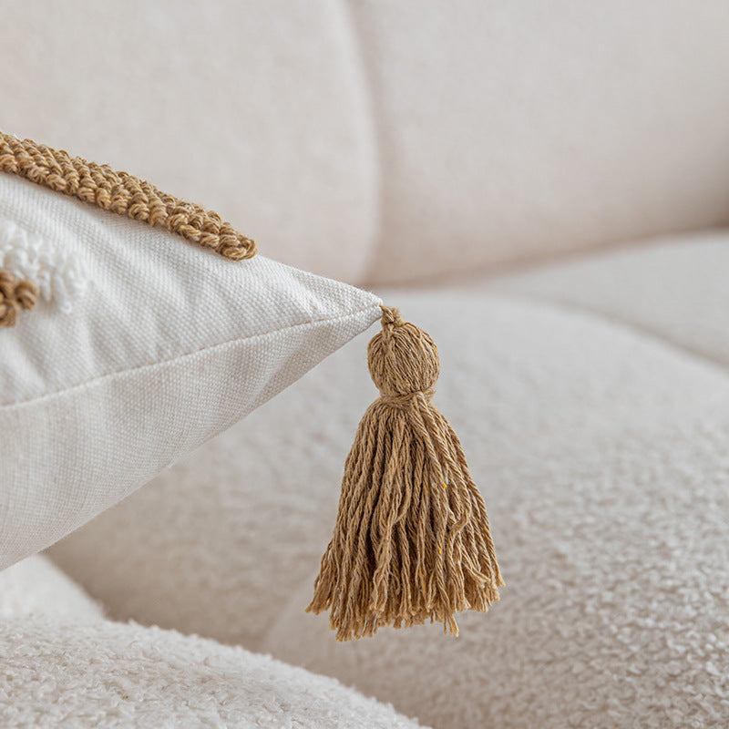 Bohemian Tufted Pillow Cover