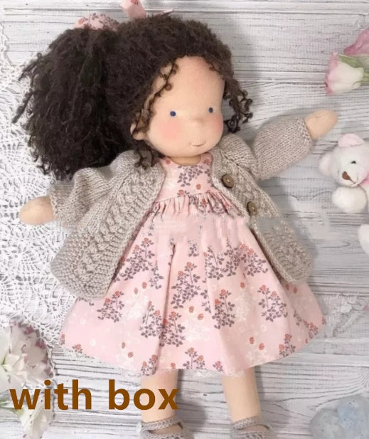 Heirloom Handmade Waldorf Doll in Natural Fabrics