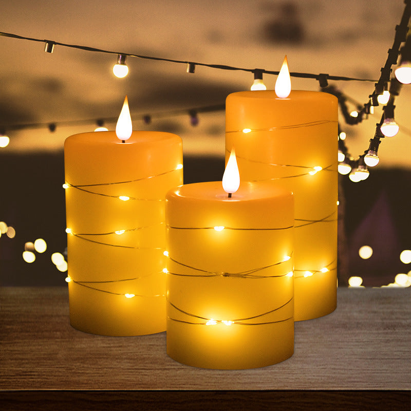 LED Flameless Candles with Remote, Battery Operated