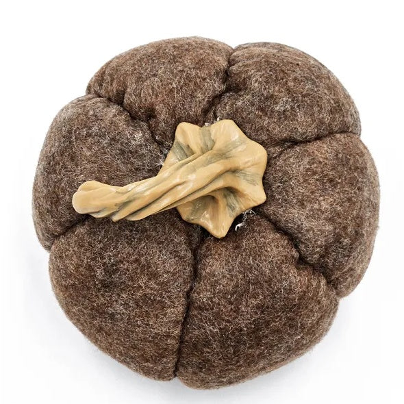 Set Of 3, Brown Pumpkin, Pumpkin Ornament Decor for Holiday Harvest Festival Fall Festival Thanksgiving