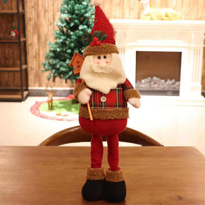 Christmas Decorations Retractable Doll