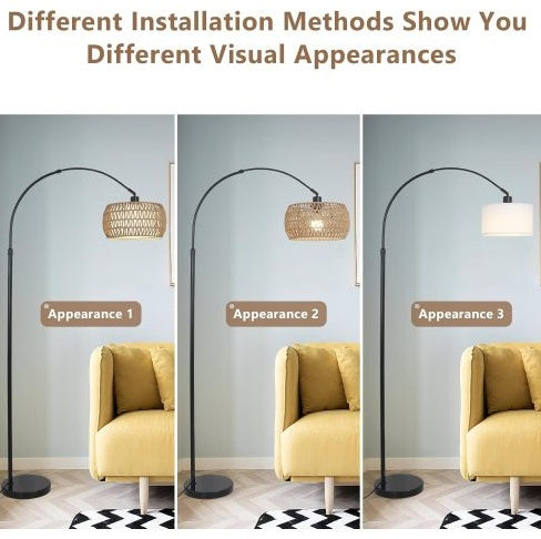 3-Color Temperature Adjustable Floor Lamp