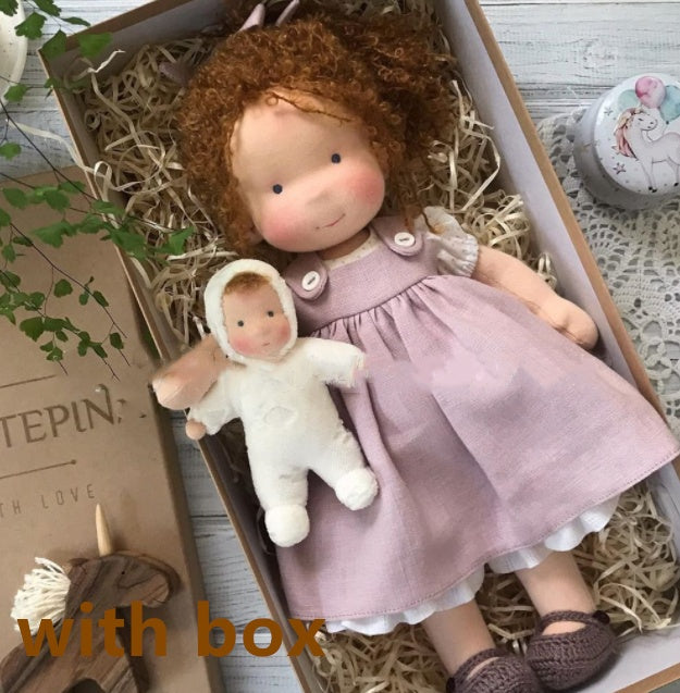 Heirloom Handmade Waldorf Doll in Natural Fabrics
