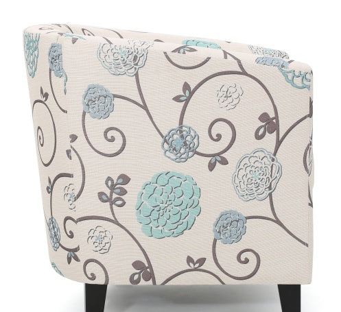 Modern Upholstered Club Chair for Living Room Comfortable Accent Armchair