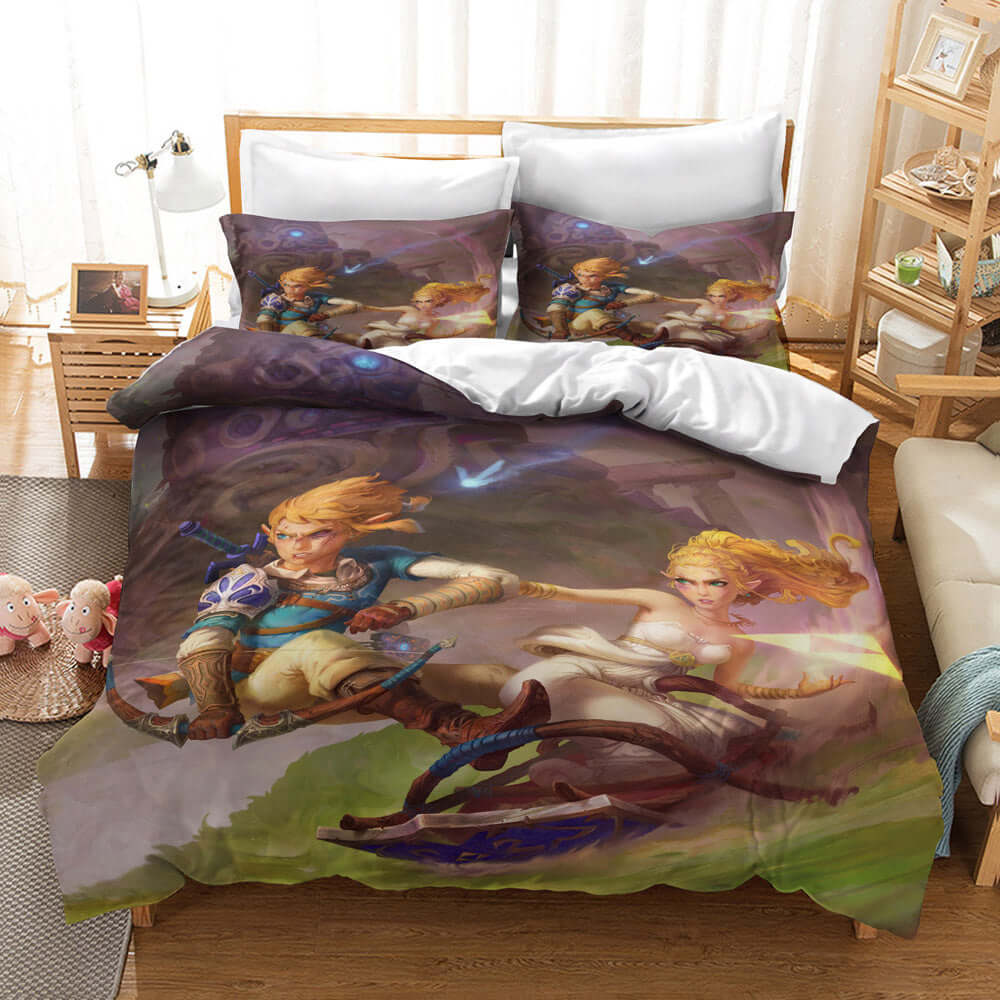 Zelda bedding set of 3 pieces