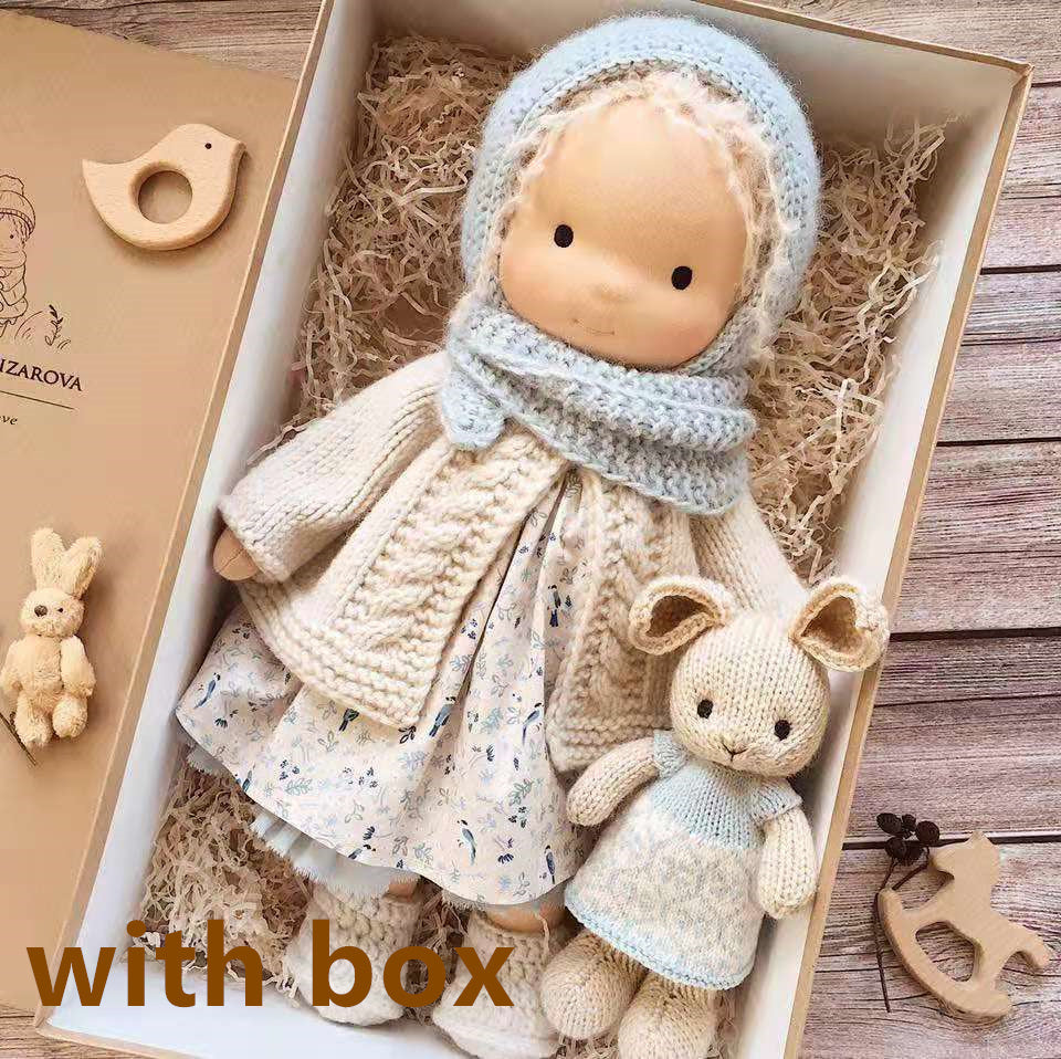 Heirloom Handmade Waldorf Doll in Natural Fabrics