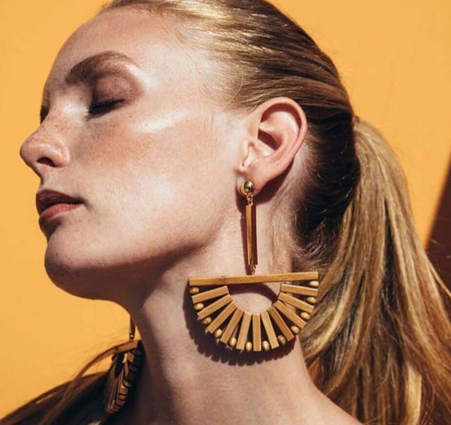 Bamboo Drop earrings