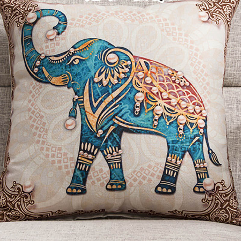 Elephant Pillow Cover