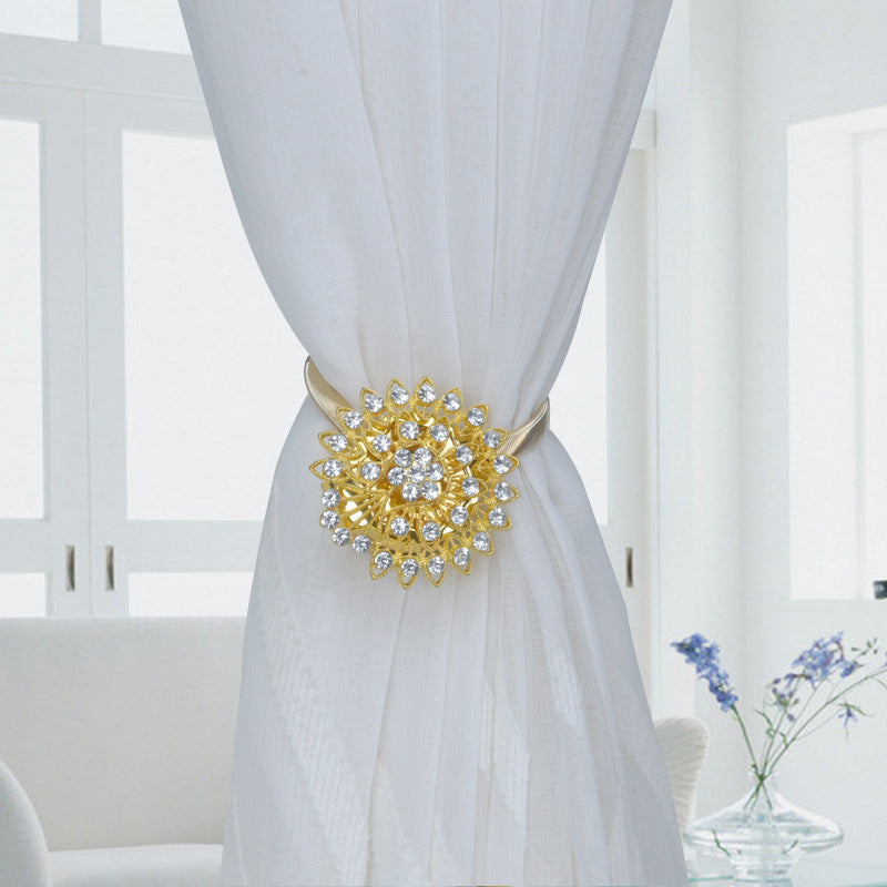 Curtain Magnetic Tieback Flower