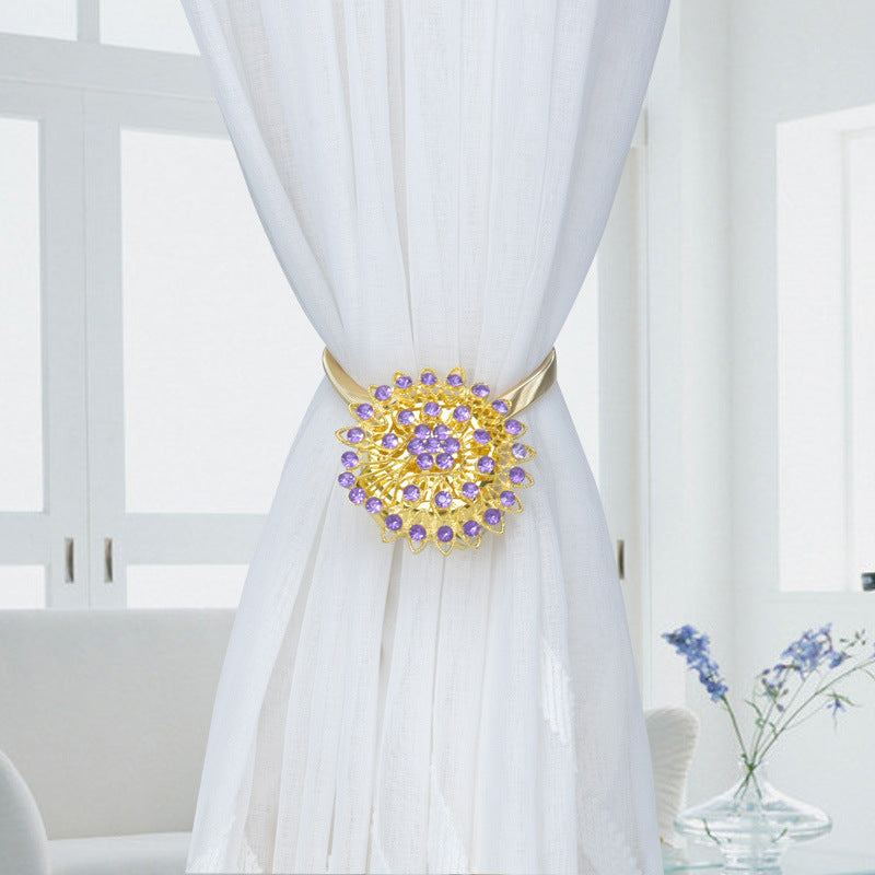 Curtain Magnetic Tieback Flower