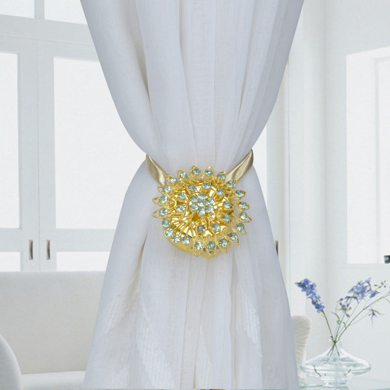 Curtain Magnetic Tieback Flower