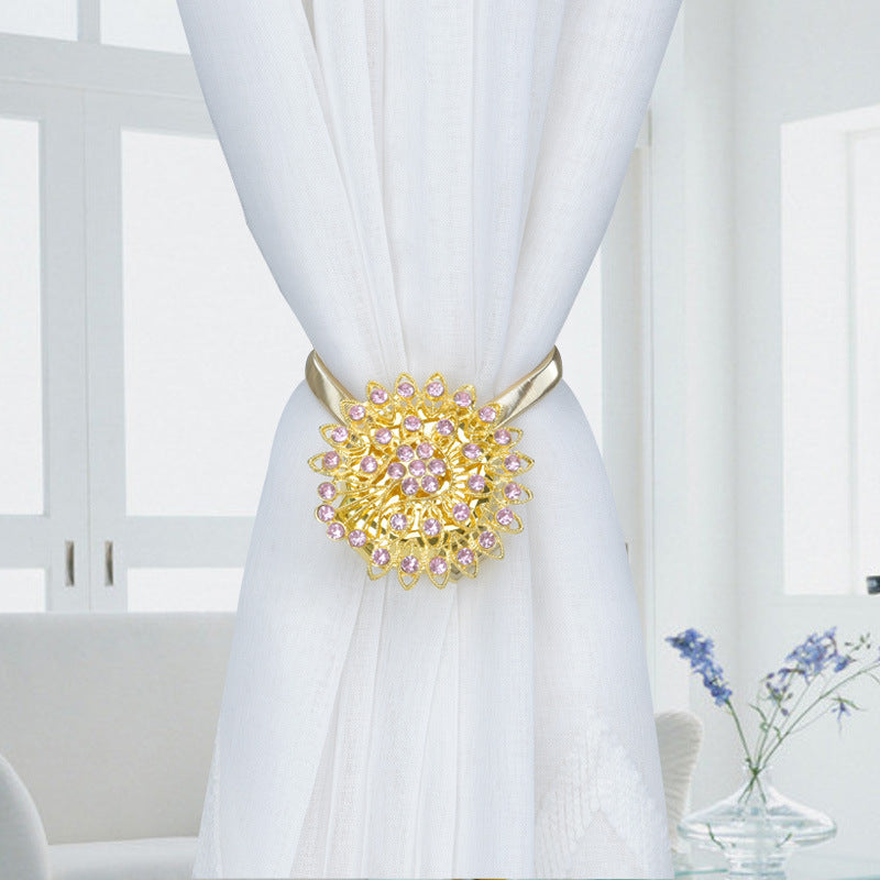 Curtain Magnetic Tieback Flower