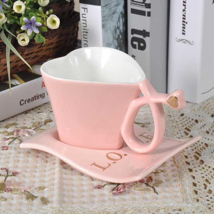 Love Design Ceramic Coffee Cup