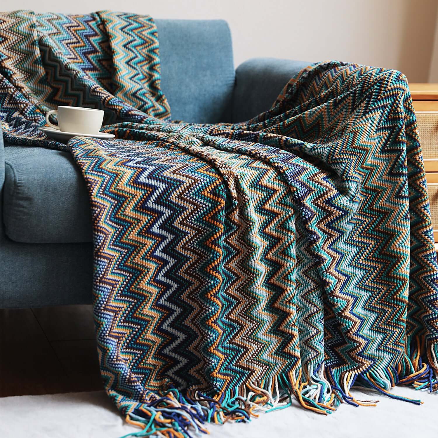 Bohemian Sofa Blanket Cross Border Knitting Blanket