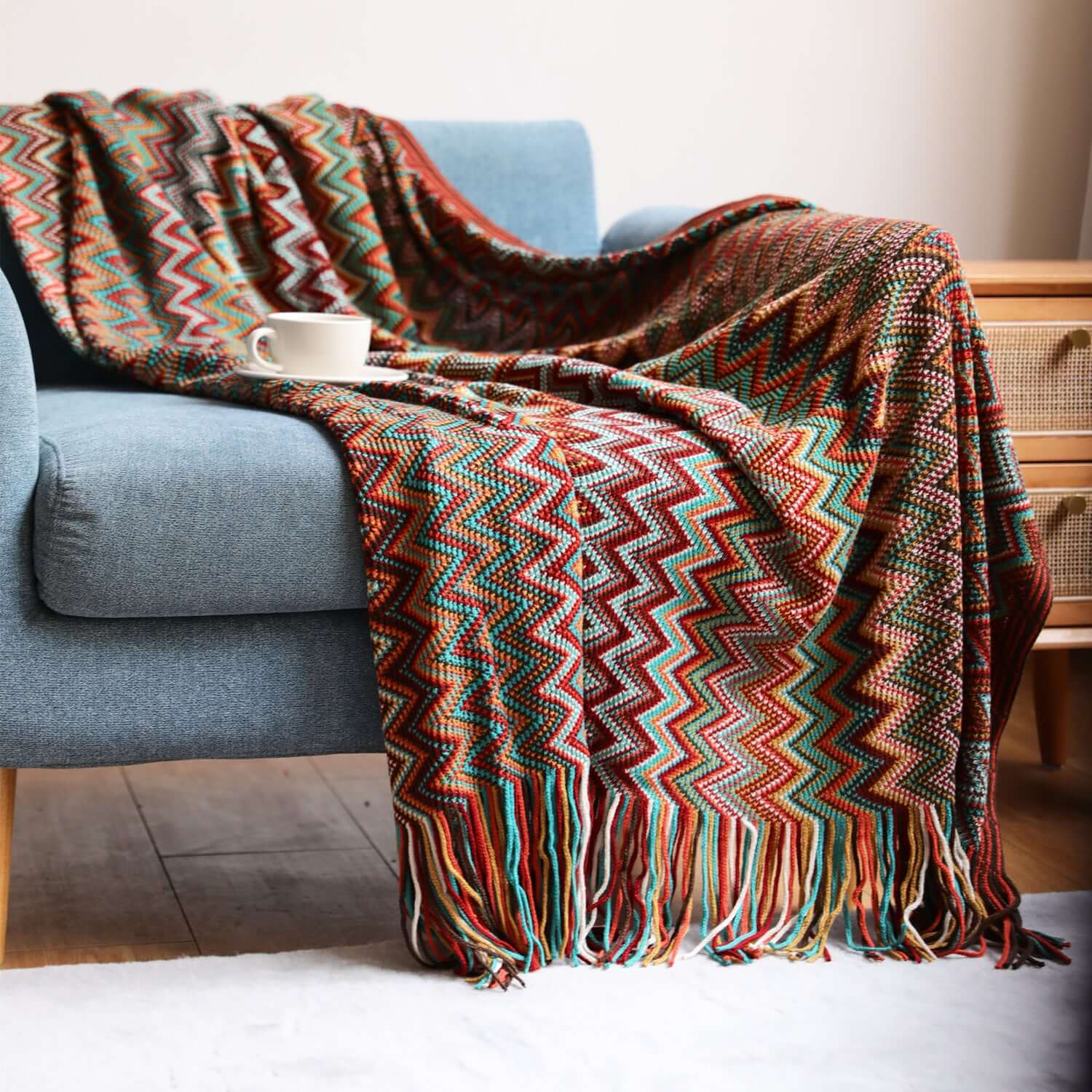 Bohemian Sofa Blanket Cross Border Knitting Blanket