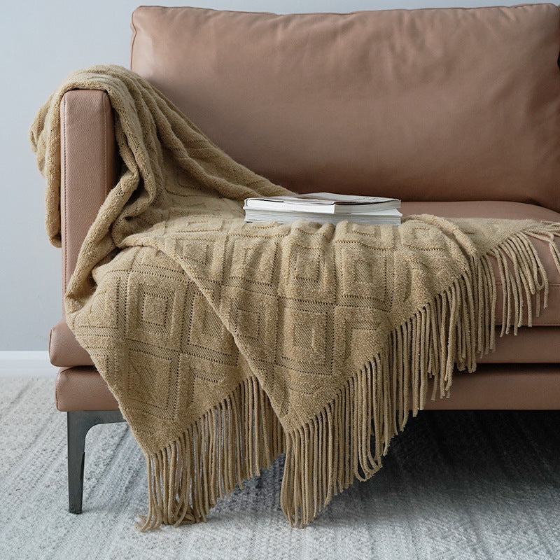 Cozy Throw Knitted Blanket for Any Room