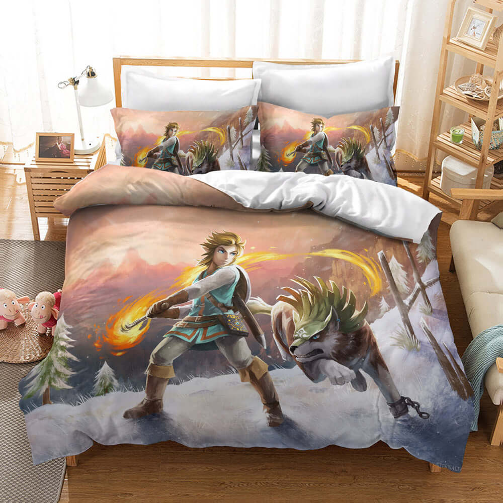 Zelda bedding set of 3 pieces