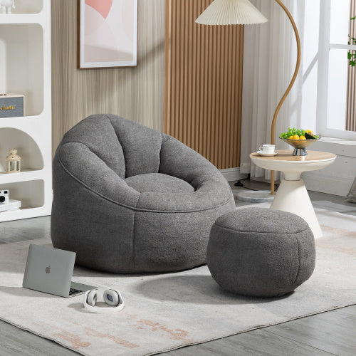 Bean Bag Sofa Chair for Adults-Oversized Lounge Seat for Living Room & Bedroom