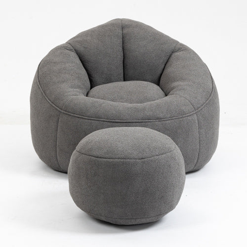Bean Bag Sofa Chair for Adults-Oversized Lounge Seat for Living Room & Bedroom