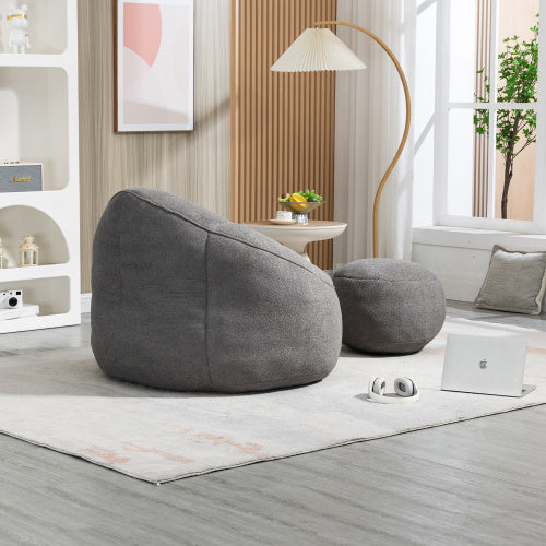 Bean Bag Sofa Chair for Adults-Oversized Lounge Seat for Living Room & Bedroom