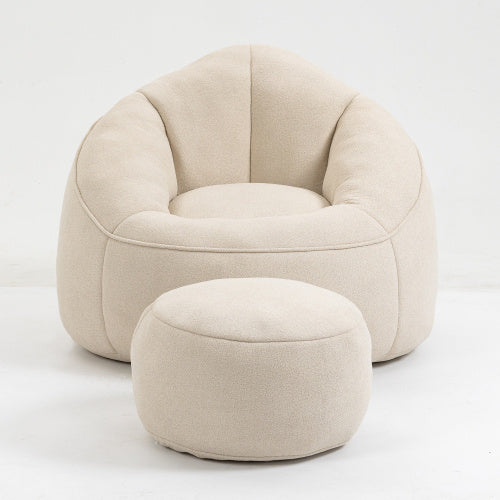 Bean Bag Sofa Chair for Adults-Oversized Lounge Seat for Living Room & Bedroom