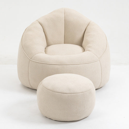 Bean Bag Sofa Chair for Adults-Oversized Lounge Seat for Living Room & Bedroom