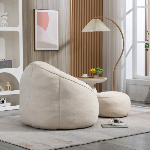 Bean Bag Sofa Chair for Adults-Oversized Lounge Seat for Living Room & Bedroom