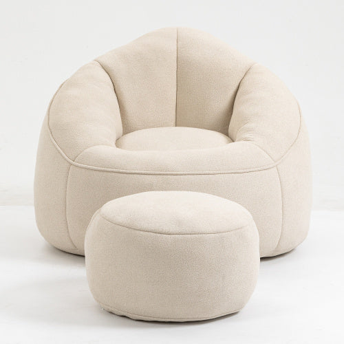 Bean Bag Sofa Chair for Adults-Oversized Lounge Seat for Living Room & Bedroom