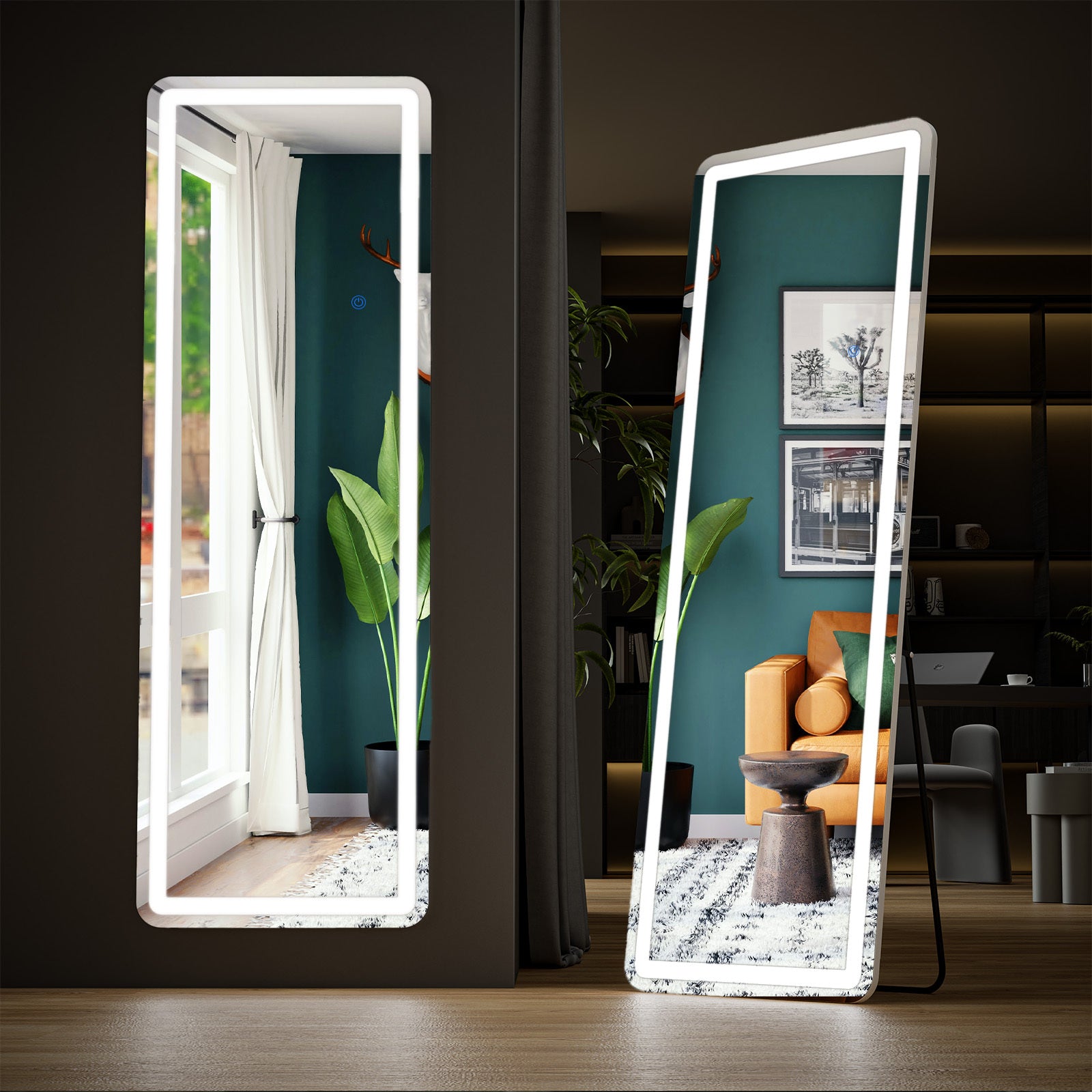 3-Color LED Light Mirror