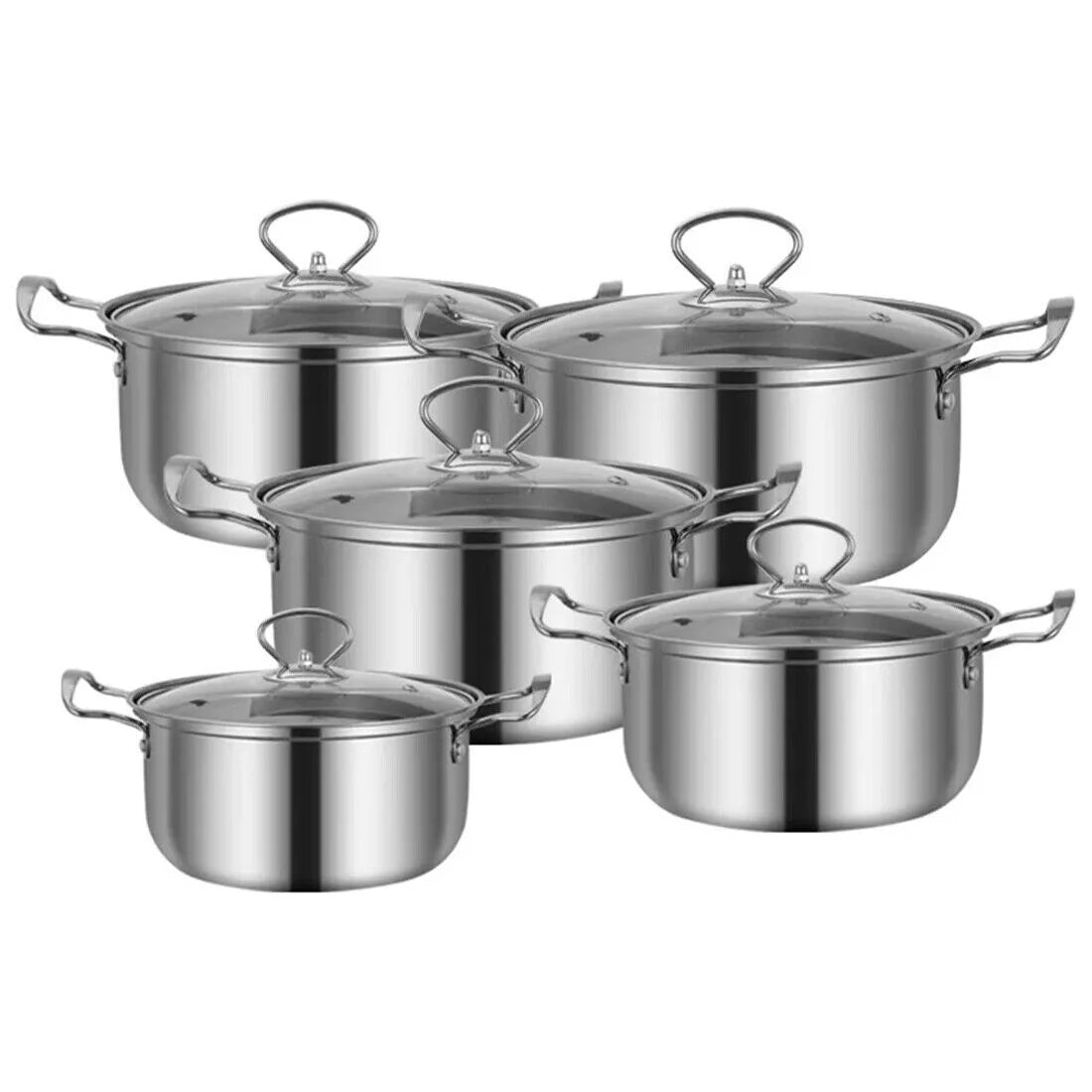 Non-Stick Stainless-Steel Cookware for Cooking Pot