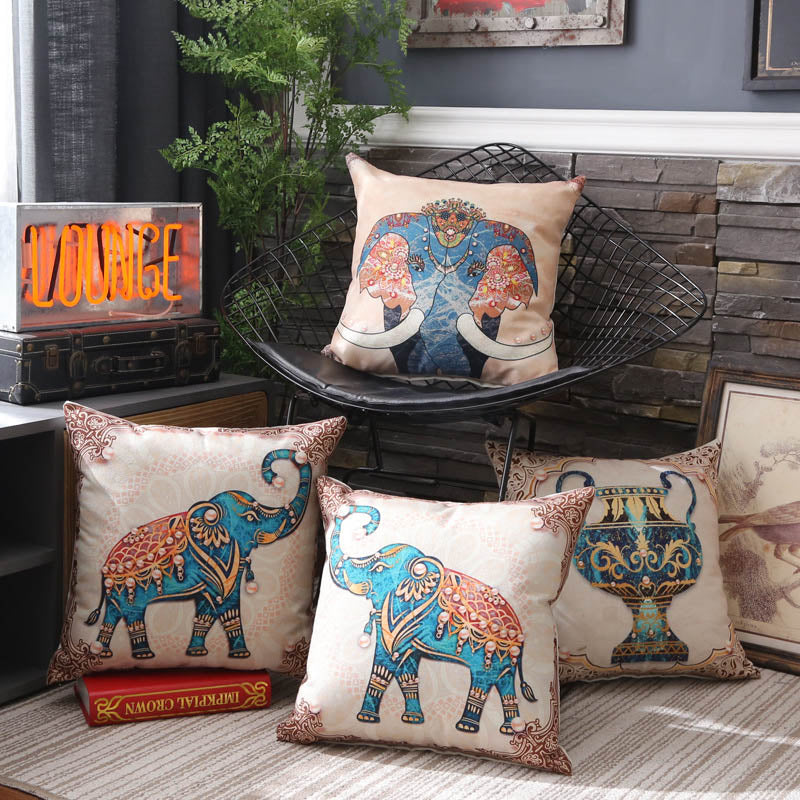 Elephant Pillow Cover