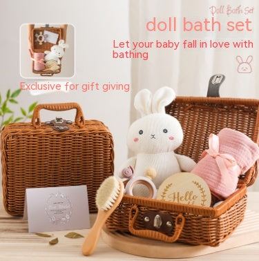 Baby Full-Year Photo Commemorative Bath Doll Monthly Milestone Keepsake Gift