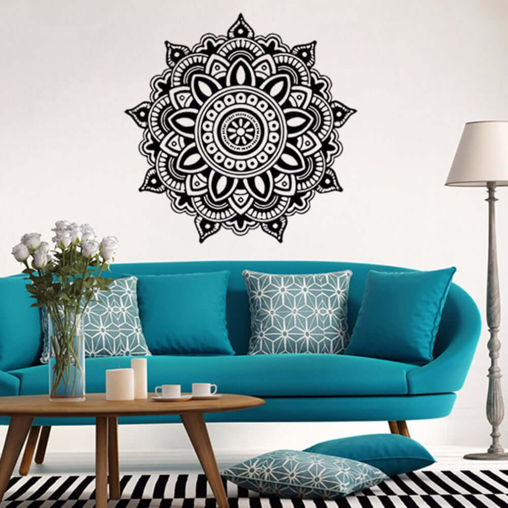 Mandala Flower Wall Decor Stickers